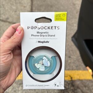 PopSockets Magnetic Phone Grip with MagSafe, Magnetic Adapter Ring Included